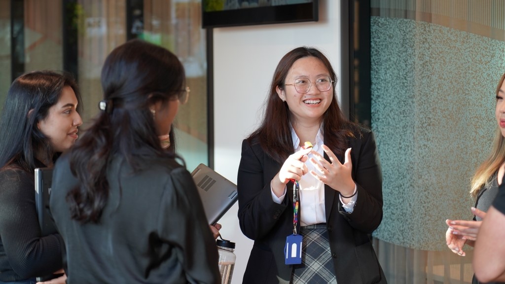 QBE graduates at the QBE Sydney office