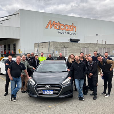 Metcash workers undergoing vehicle safety training