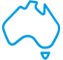 Australia map icon