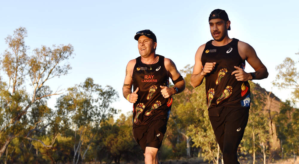 Runners in the Indigenous Marathon