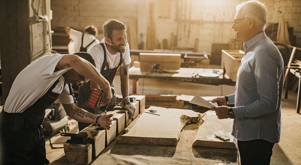 Safety Culture and Leadership - how to create a culture of care and ownership - carpenters working in a workshop