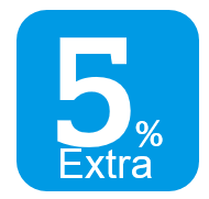 extra 5%