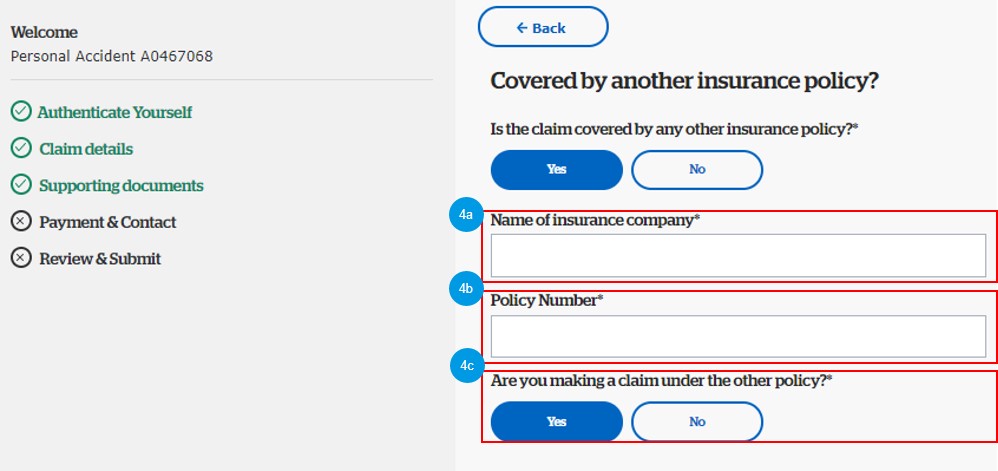 eclaims user guide step 6