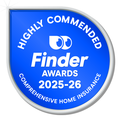 Finder Awards 2025-26 Highly Commended Comprehensive Home Insurance