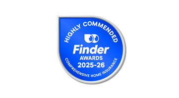 Finder Awards 2025-26 Highly Commended Comprehensive Home Insurance