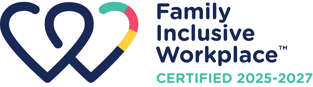 Family Inclusive Workplace certification badge 2025-2027