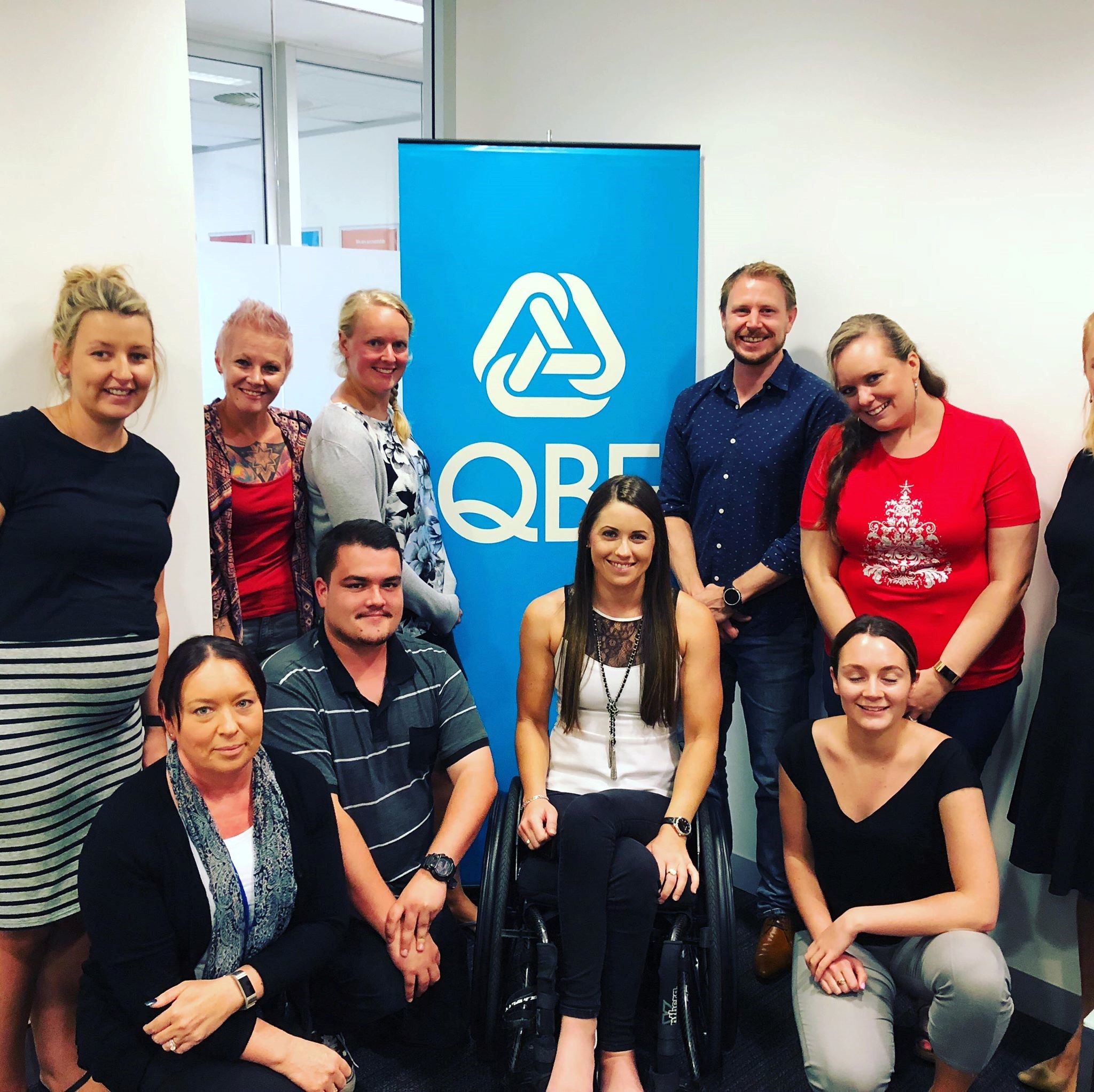Lauren visits the QBE team