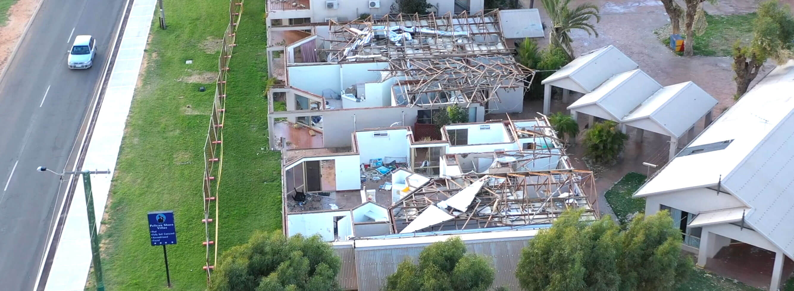 Devastation after ex-tropical cyclone Seroja ripped through the community of Kalbarri in Western Australia.