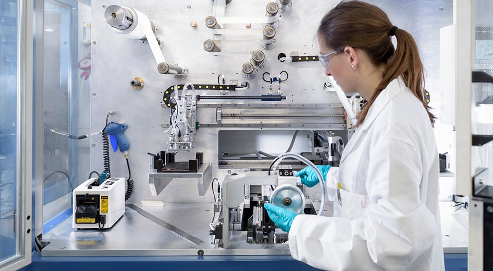 Female scientist in lab