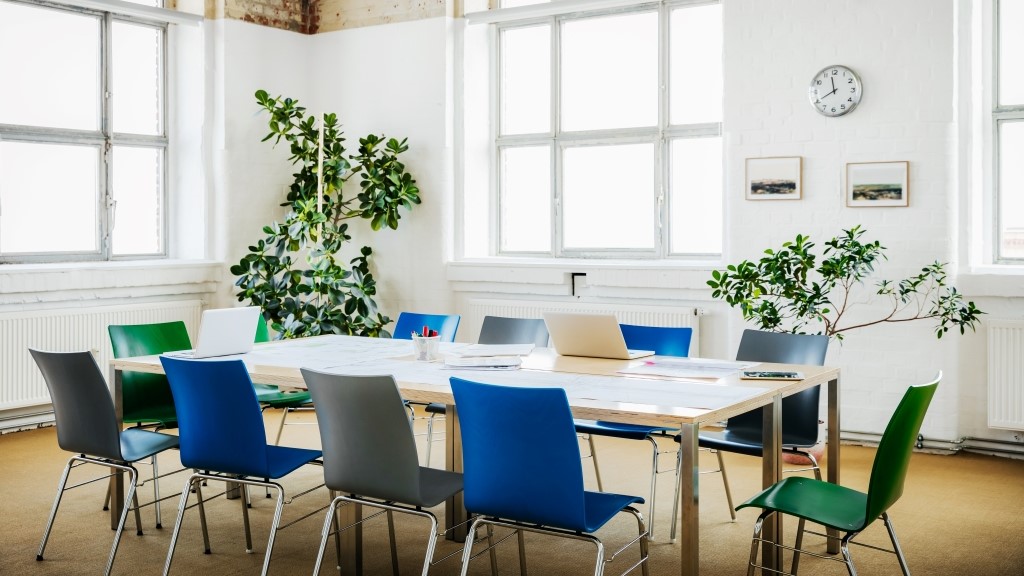 Empty boardroom in contemporary office