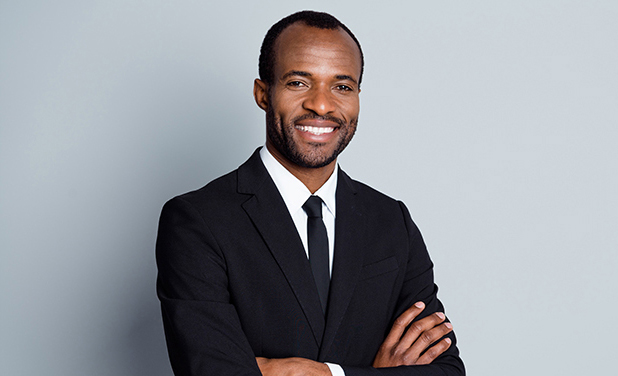 Man smiling at camera