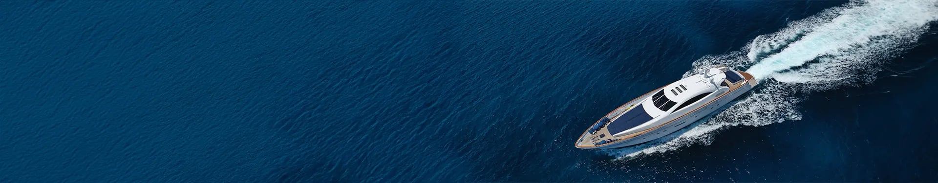 Boat sailing through ocean