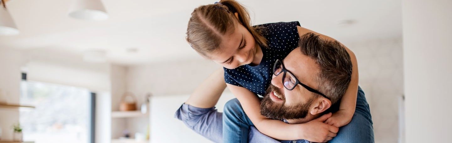 dad and daughter