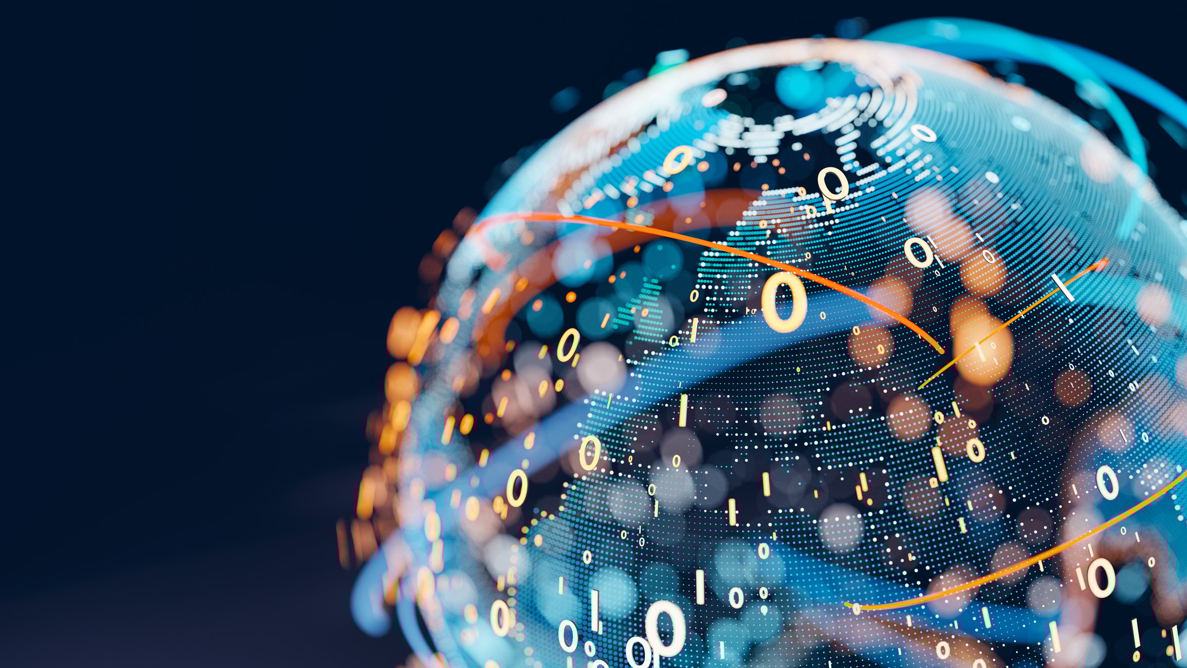 AI and a globe
