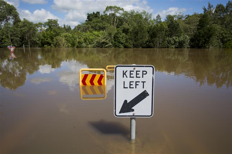 flood waters