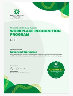 Workplace Recognition award