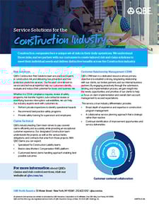Construction claims and service