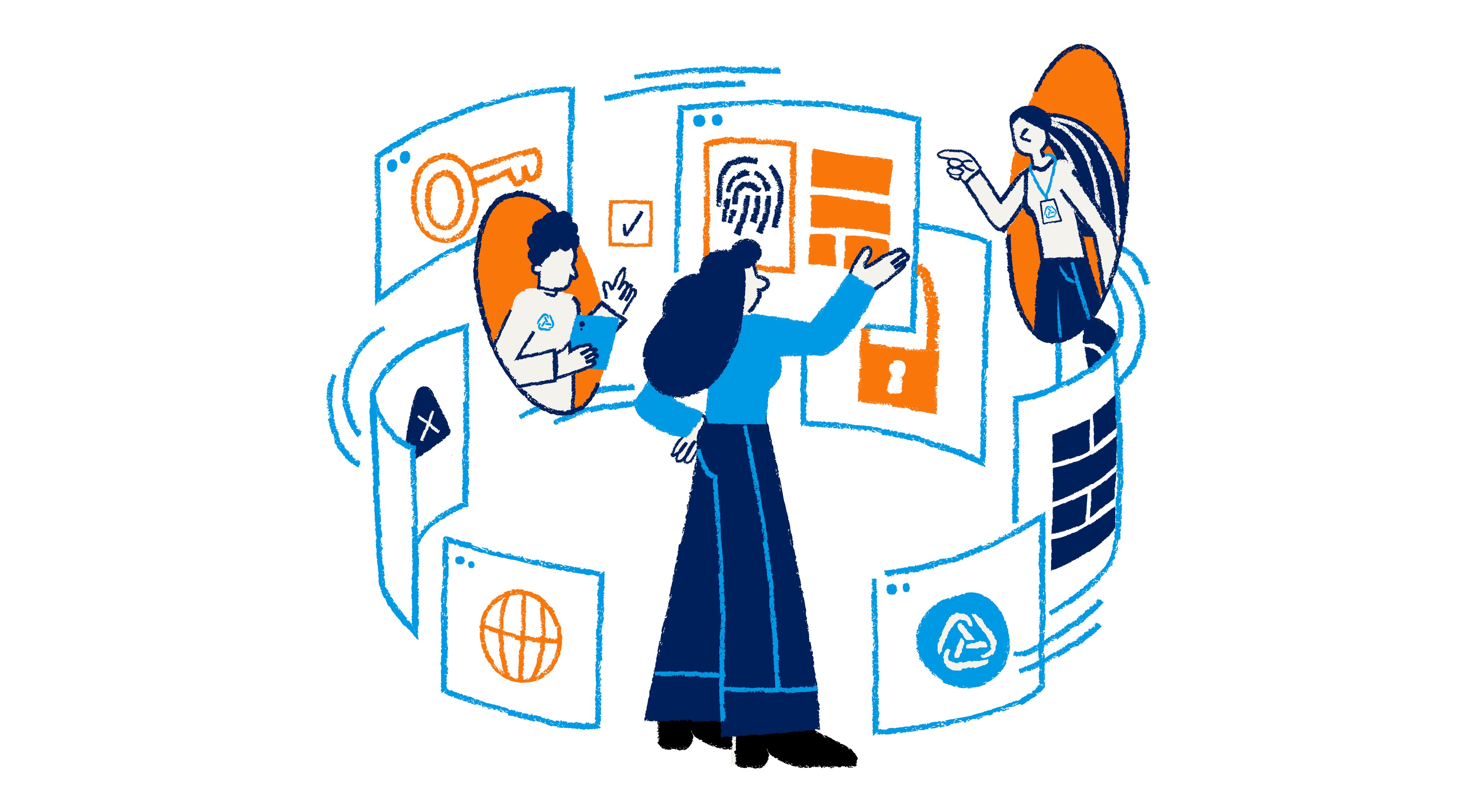 cyber security illustration